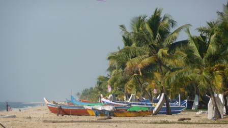 Kerala Fischerboote Indien.