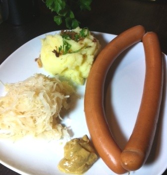 Frankfurter Würstchen Sauerkraut Foodblog German Abendbrot