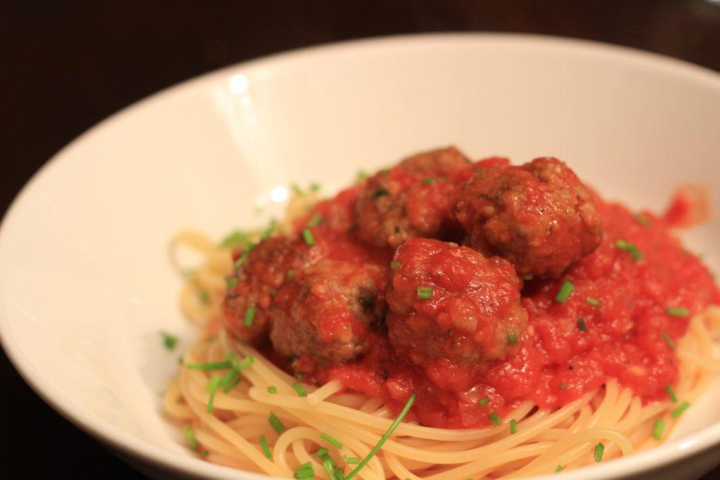 Spaghetti with Meatballs.