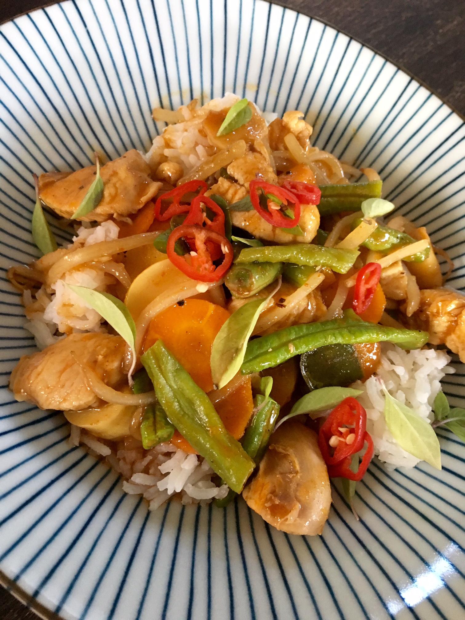 Thai Curry ohne Kokosmilch Gang Kruar Gai Bahn Foodblog German Abendbrot 