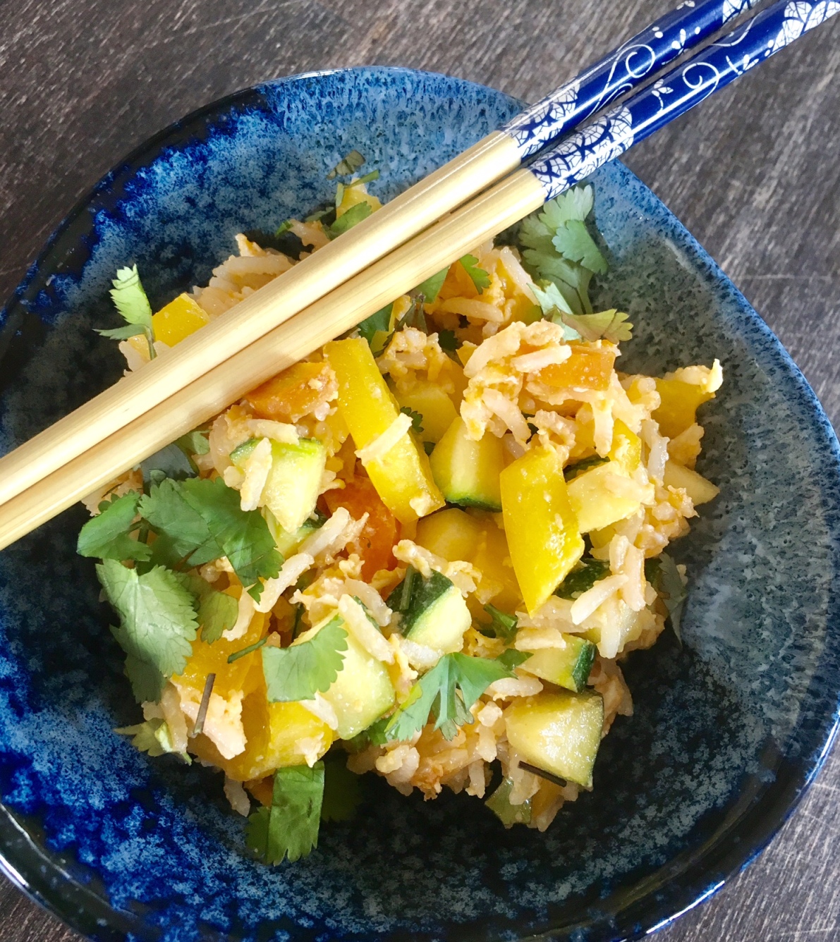 Resteessen gebratener Reis Gemüse Ei Thailändisch Rezept Germanabendbrot Foodblog