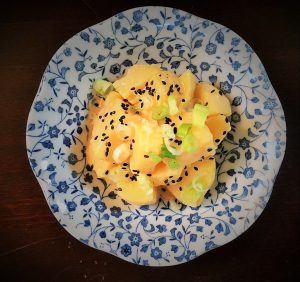 Kartoffelsalat japanisch Stevan Paul Rezept Foodblog Germanabendbrot