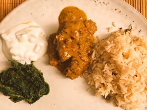 Laal Maas Baghare Bhaji indisches Rezept Food Blog Germanabendbrot 