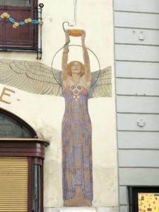 Jugendstil Fassade Wien Apotheke 