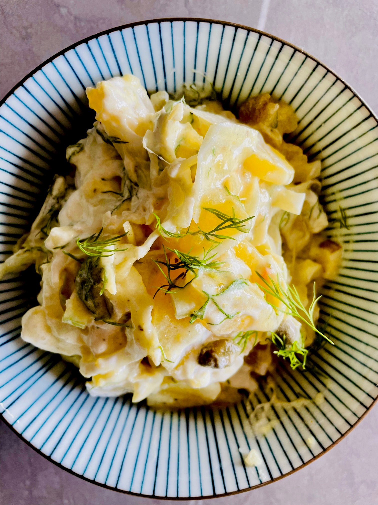 schwedischer Kartoffelsalat German Abendbrot.