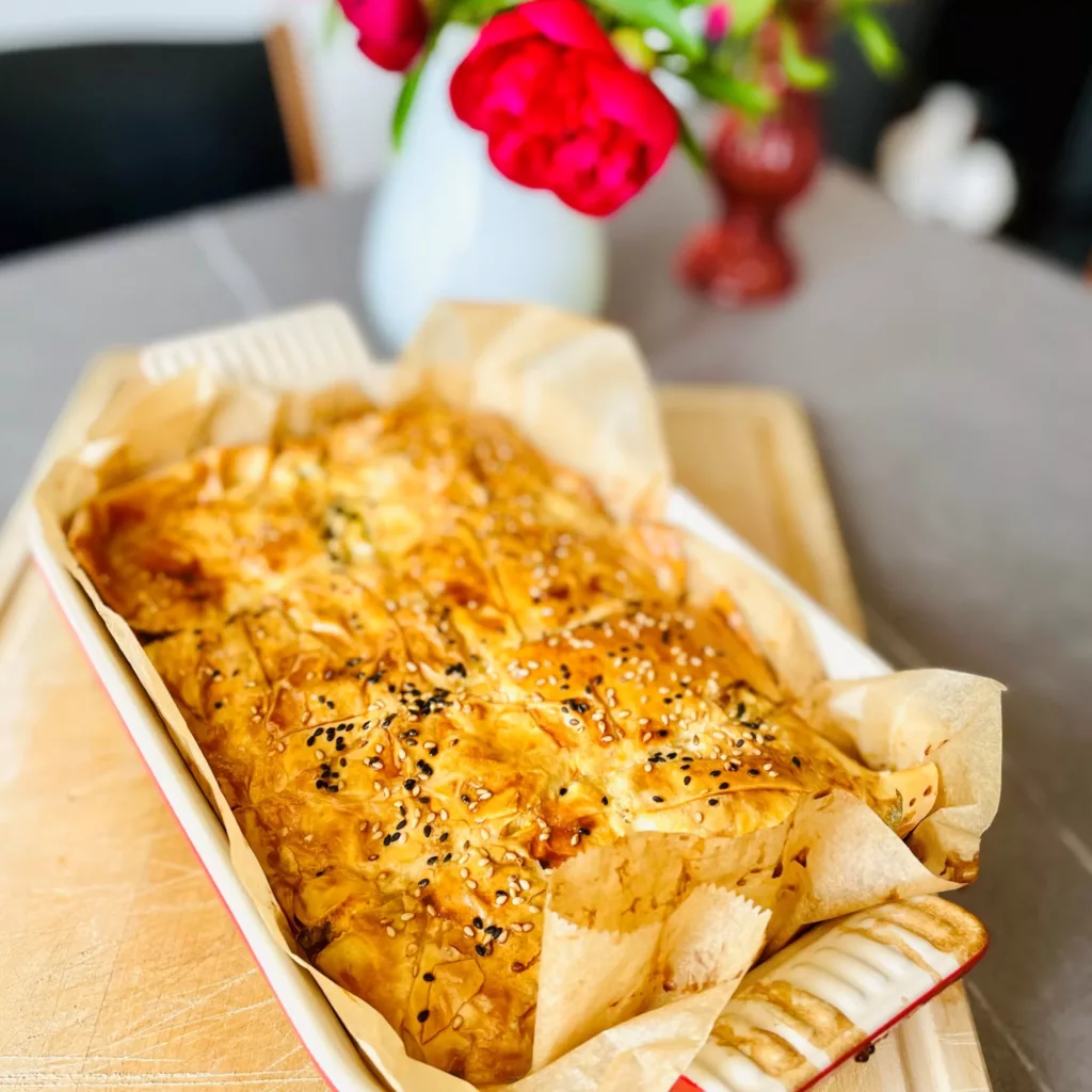 Börek mit Kartoffeln und Mangold German Abendbrot.